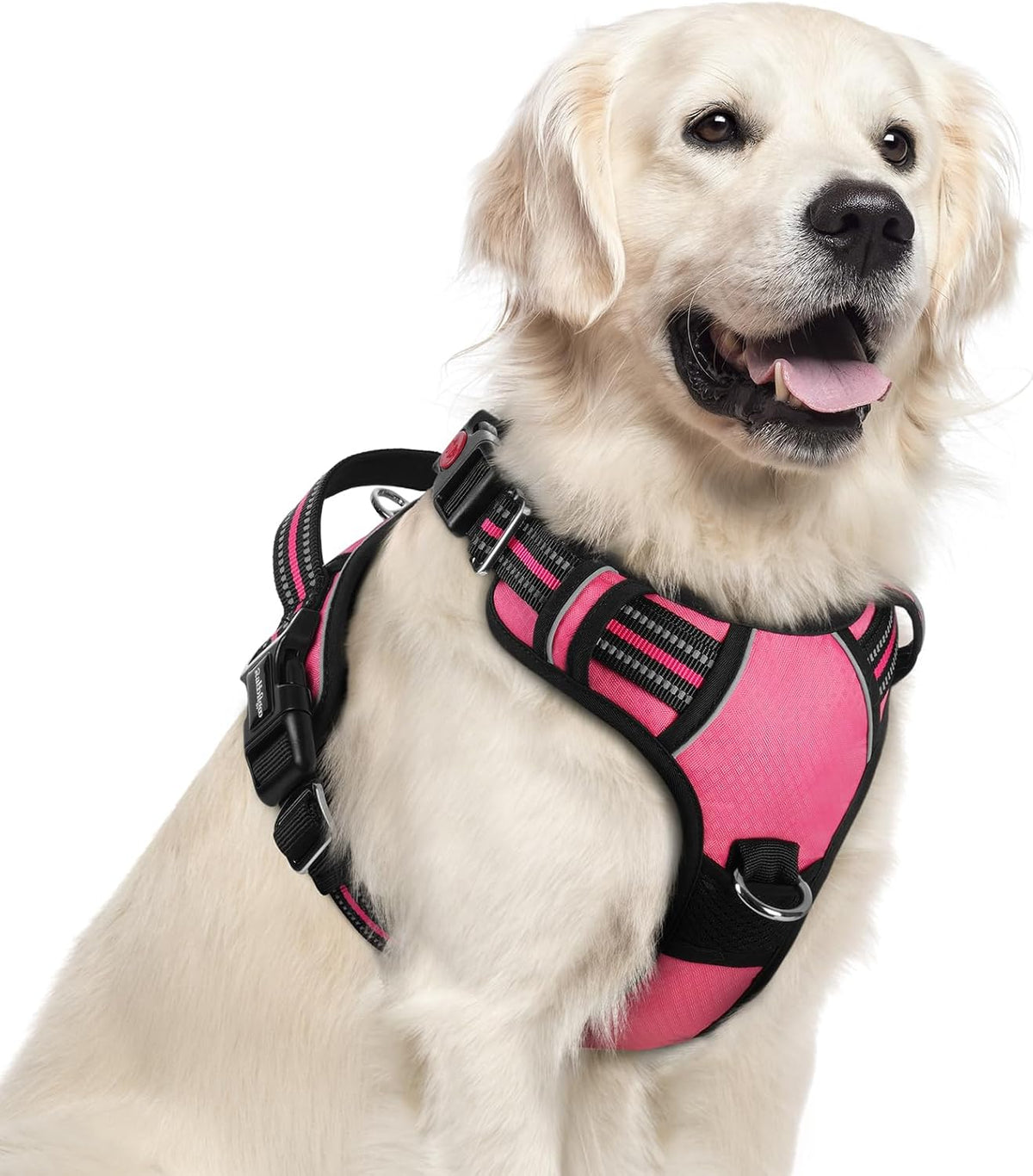 Dog Harness for Large, No Pull 3 Buckles Easy On & Off