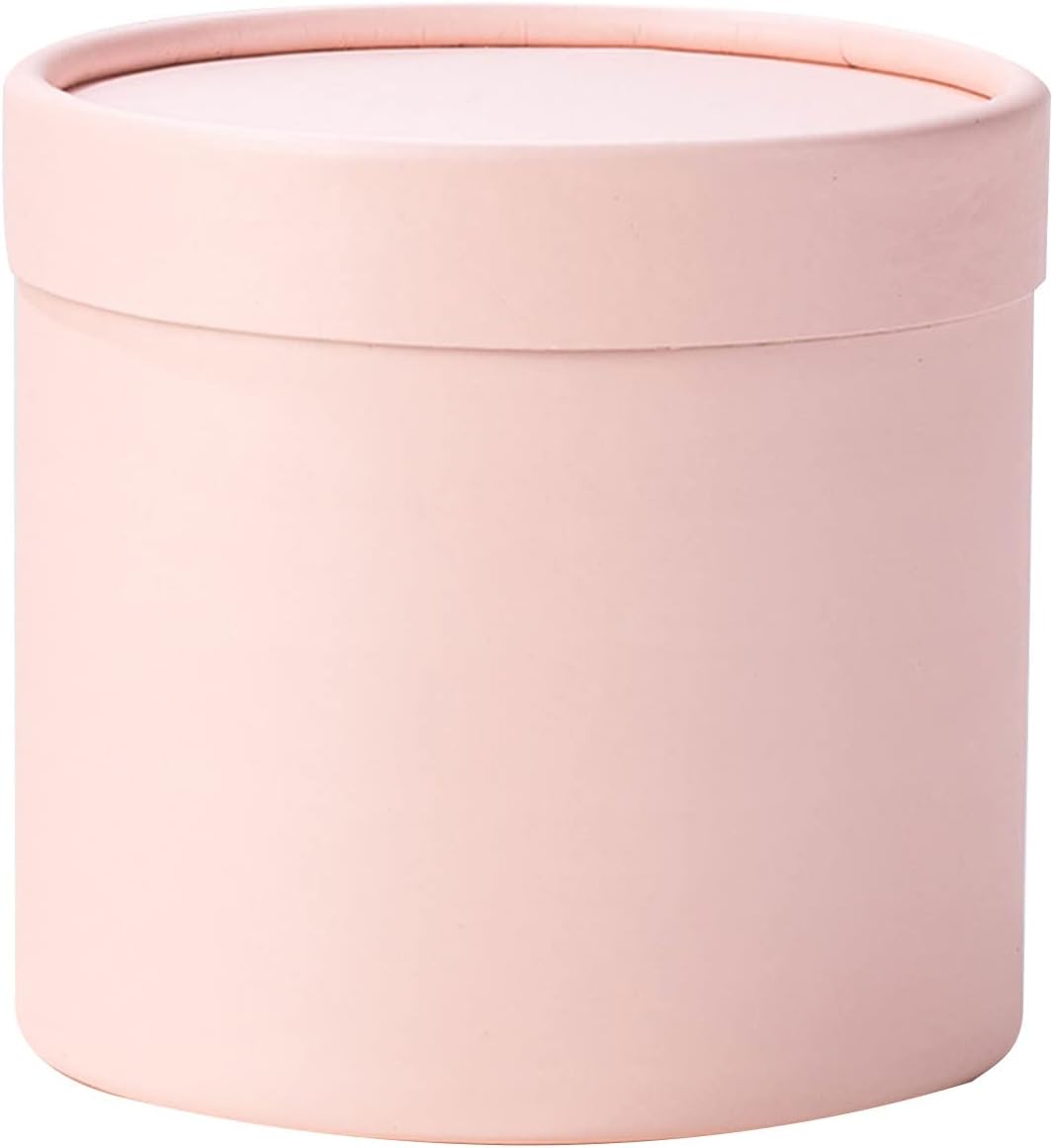 Flower Box Round Cardboard Boxes Wedding Party Rose Flower Packaging Decorations Valentine Day Gifts Supplies Pink