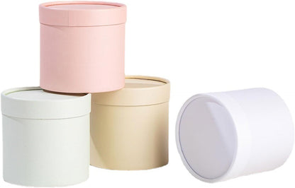 Flower Box Round Cardboard Boxes Wedding Party Rose Flower Packaging Decorations Valentine Day Gifts Supplies Pink