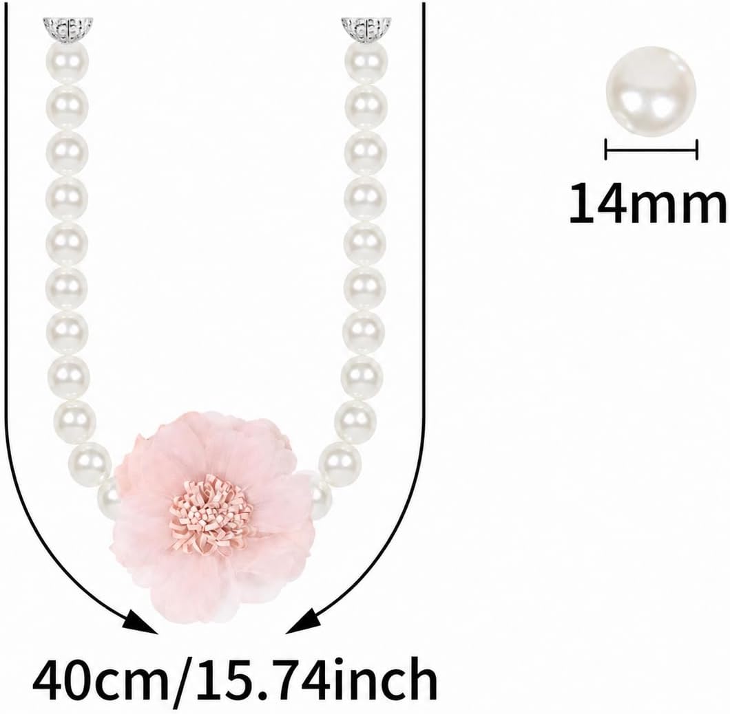 Pearl Magnetic Curtain Tiebacks, Curtain Holdbacks, 4 Pack, Pink