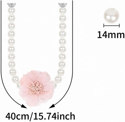 Pearl Magnetic Curtain Tiebacks, Curtain Holdbacks, 4 Pack, Pink