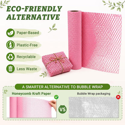Honeycomb Packing Paper Eco-Friendly: 12" x 200' for Moving Packing