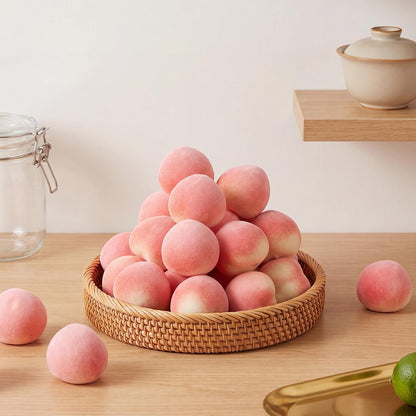 30 Pcs Artificial Mini Peaches Decoration Fake Peach Fruit