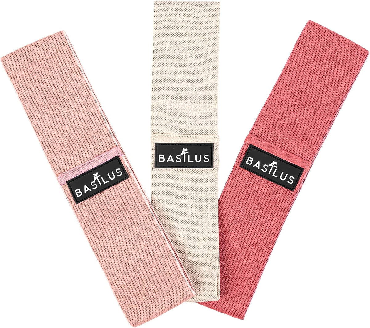 3-Pack Fabric Resistance Bands for Legs & Glutes – Exercise Bands for Workout, Strength Training, Yoga, Pilates & Fitness
