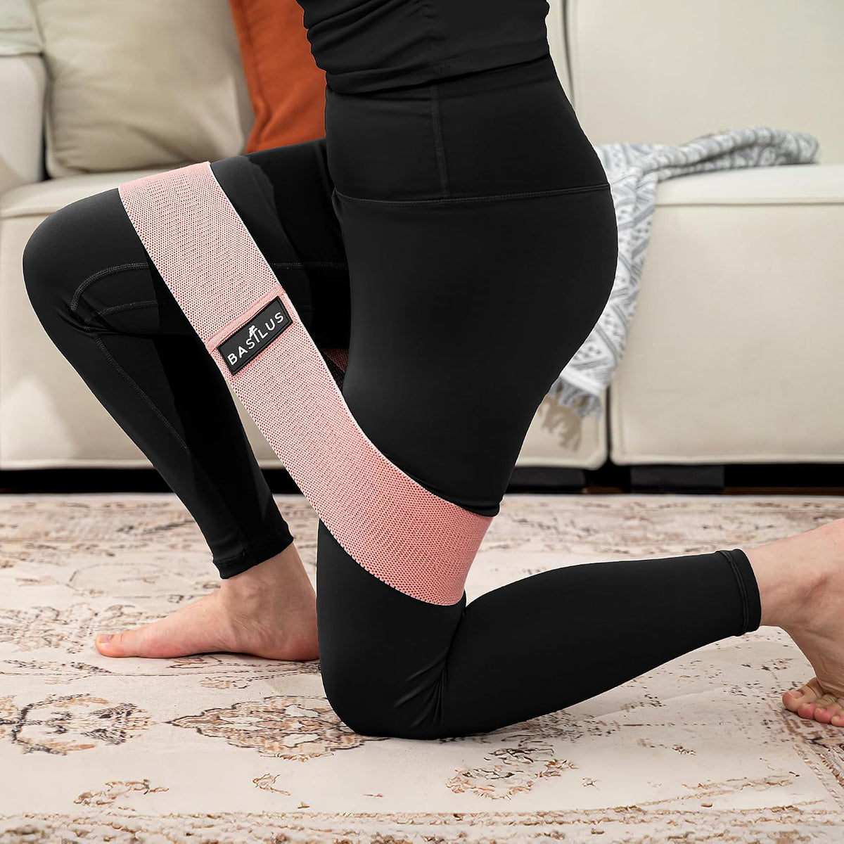 3-Pack Fabric Resistance Bands for Legs & Glutes – Exercise Bands for Workout, Strength Training, Yoga, Pilates & Fitness