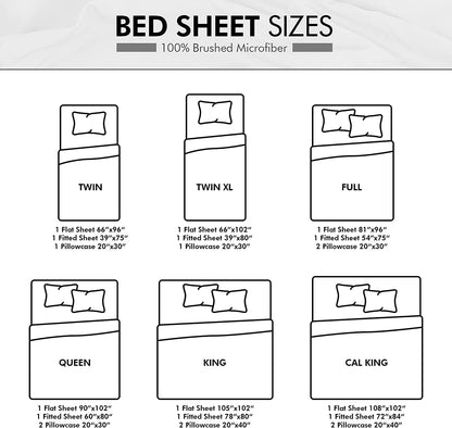 4 Piece for Murphy Bed/Wall Bed Sheet Set, Queen Size Peach Stripe Murphy Bed - 100% Egyptian Cotton 1000 Thread Count with 6 Inches Deep Pocket