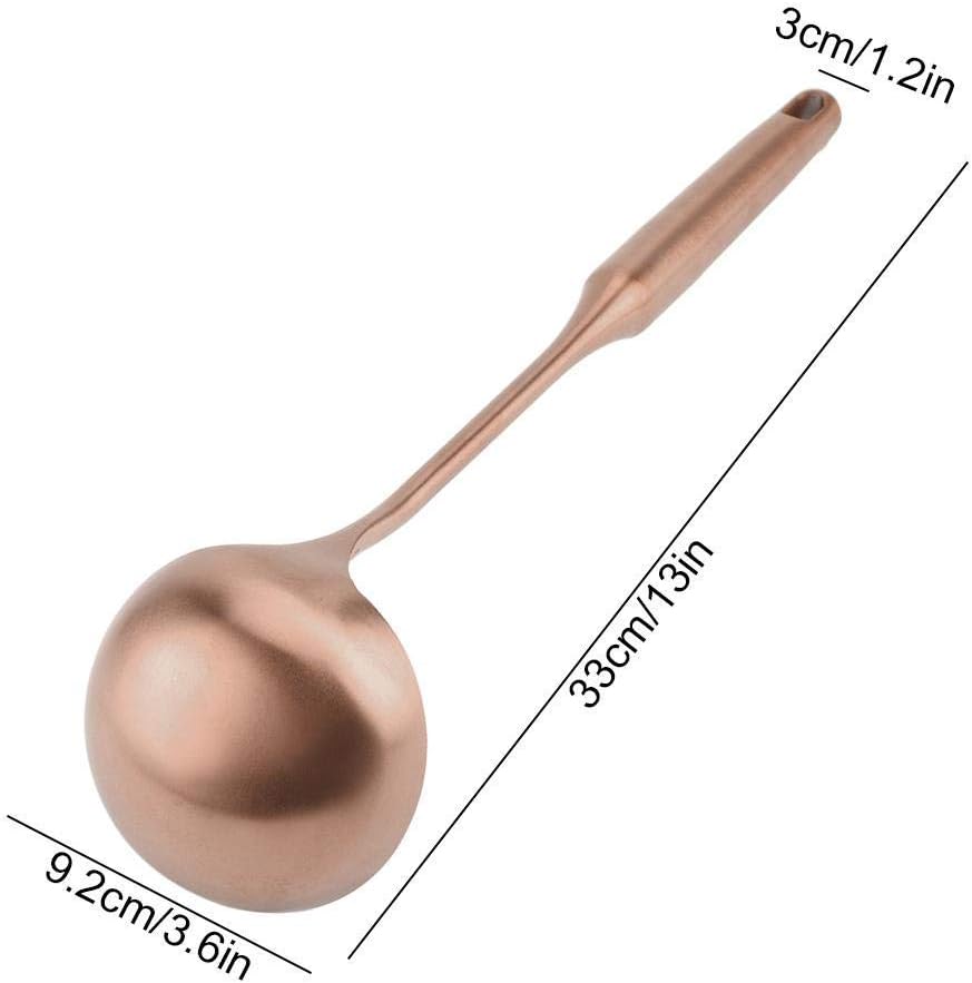 Soup Ladle Stainless Steel 13 Inch Heat Insulated