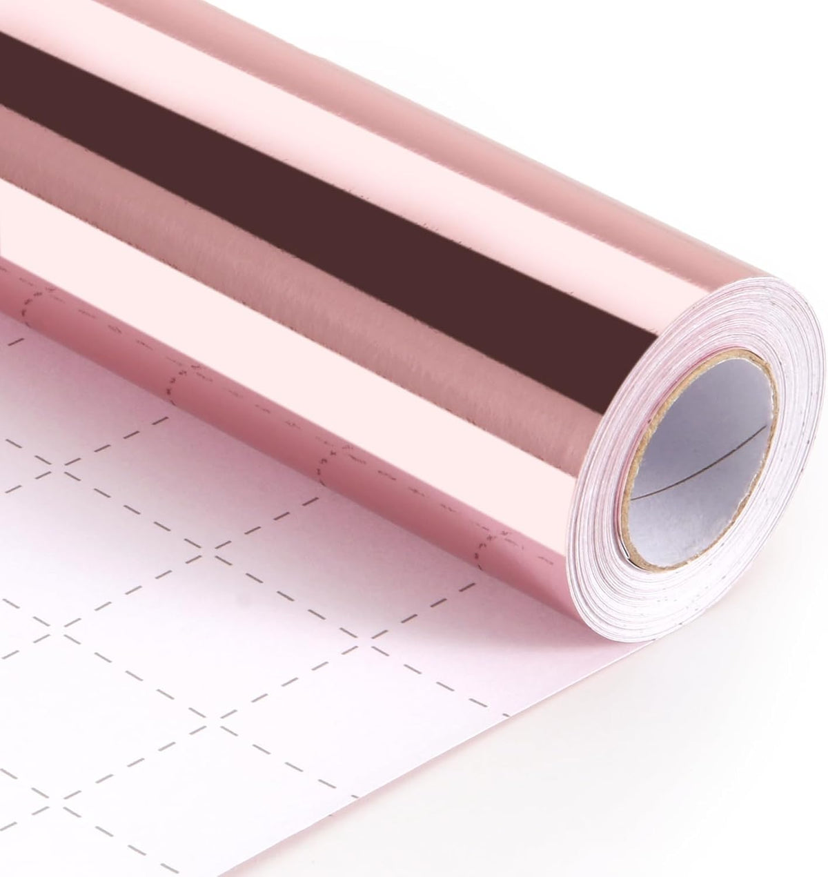 Pink Wrapping Paper, 17In x 33Ft Gift Wrapping Paper with Metallic Lustre