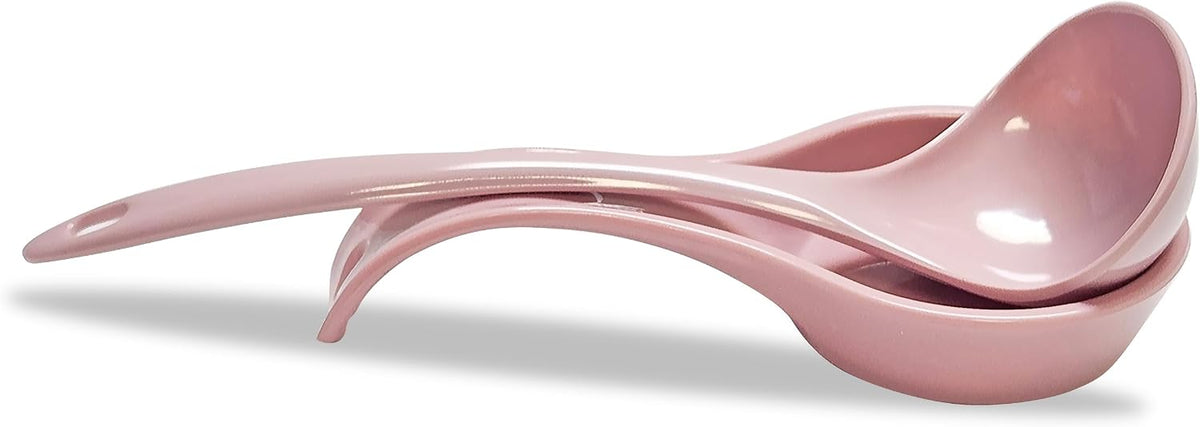Calypso Basics Single Plastic Spoon Rest, Pink, single spoon