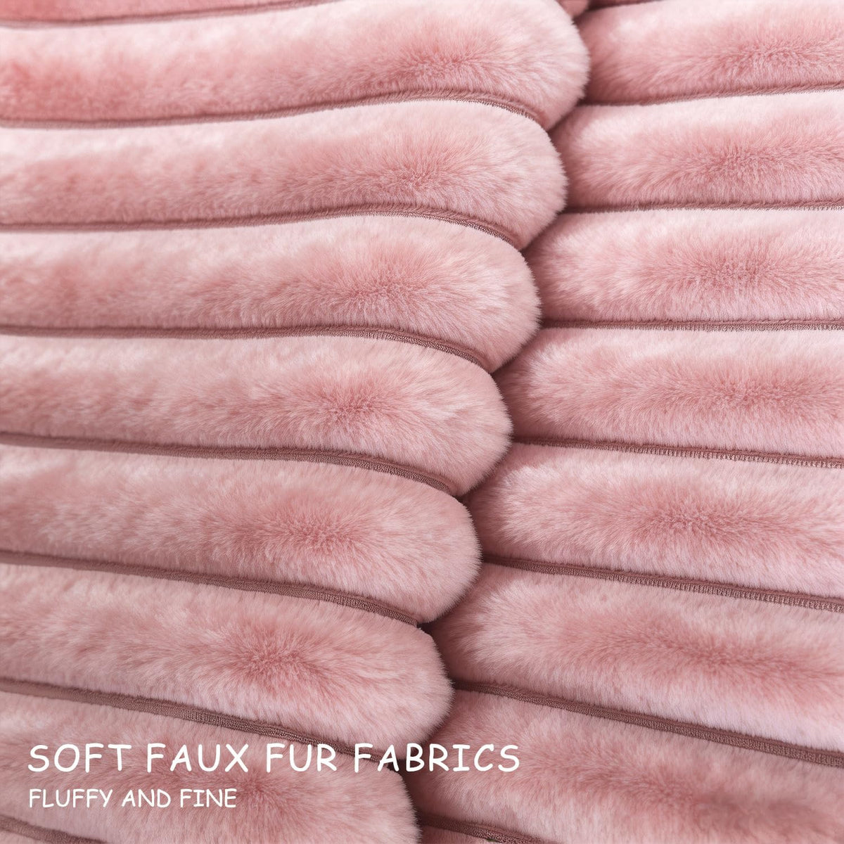 2 Pack 18x18 Pillow Cover Velvet Pillow Covers, Faux Fur Square Throw Pillow Covers for Living Room Decorations Throw Pillow Case, Throw Pillow Cover Cushion Cover for Home Sofa Bedroom Car, Pink