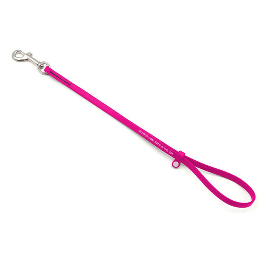 Jelly Pet Grooming Loop for Dogs, Fits Most Pet Grooming Tubs/Tables, Easy to Clean, Waterproof & Durable Noose Loop, Stronger Than Leather, Made in The USA (1/2'' x 24'', Hot Pink)