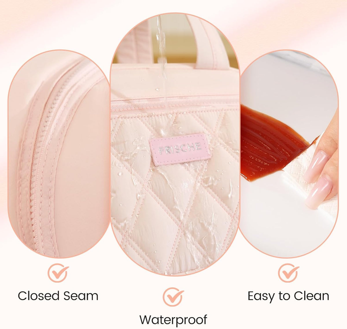 Insulated Lunch Box for Women Cute,Small Leakproof Reusable Cooler Bag with Strap, Lunch Box for Work Beach Camping,Pink