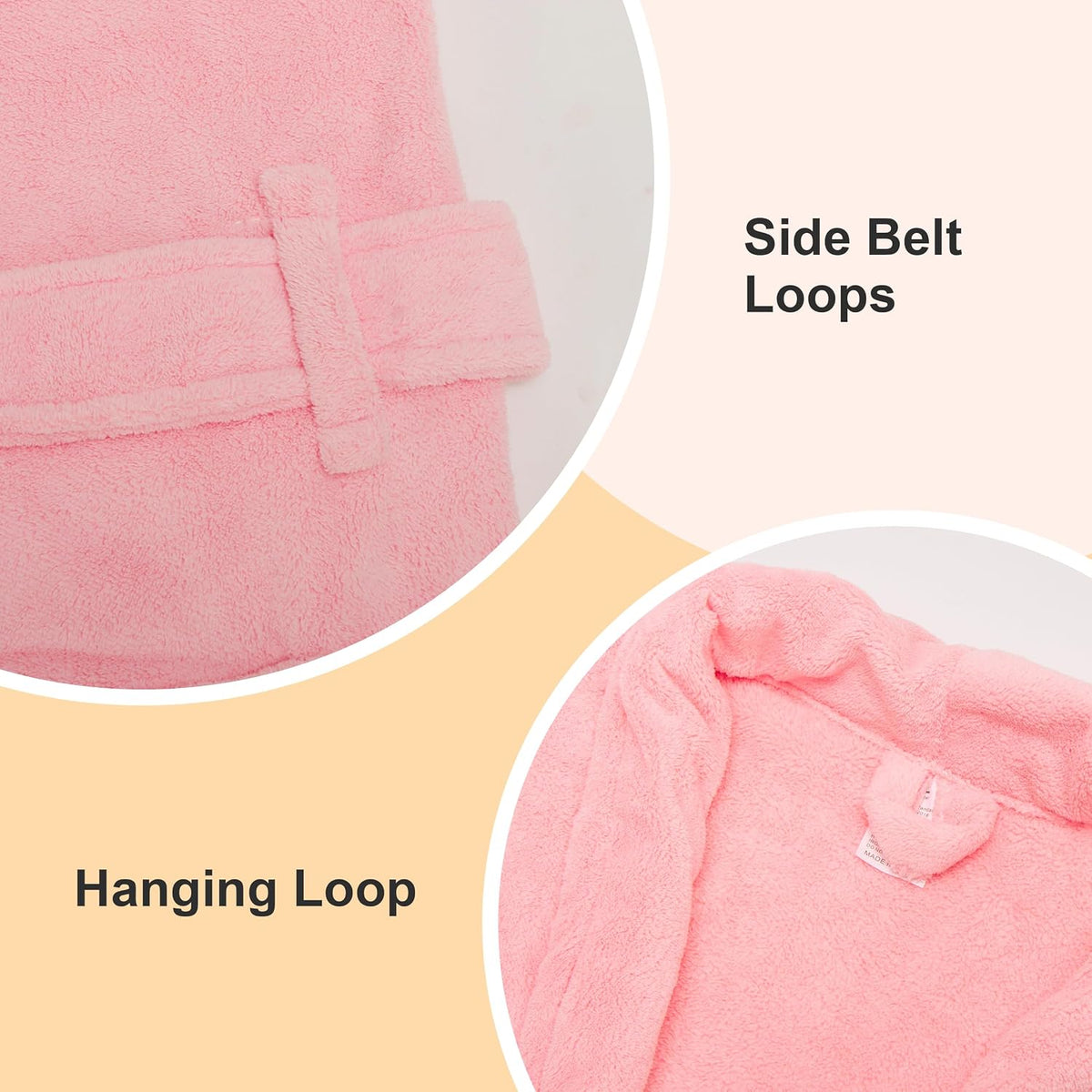 Womens Robe Premium Microfiber Bathrobe Full Length,Fluffy Cozy Warm Bathrobes
