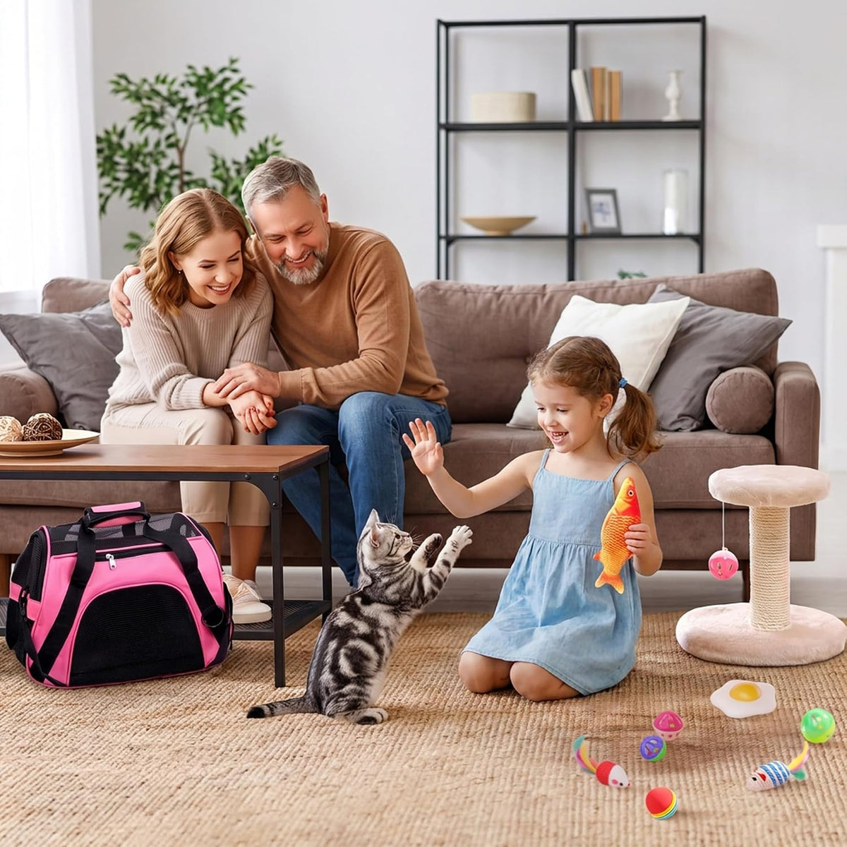 Kitten Starter Kit - 37 Pcs of Cat Essentials for Indoor Kittens