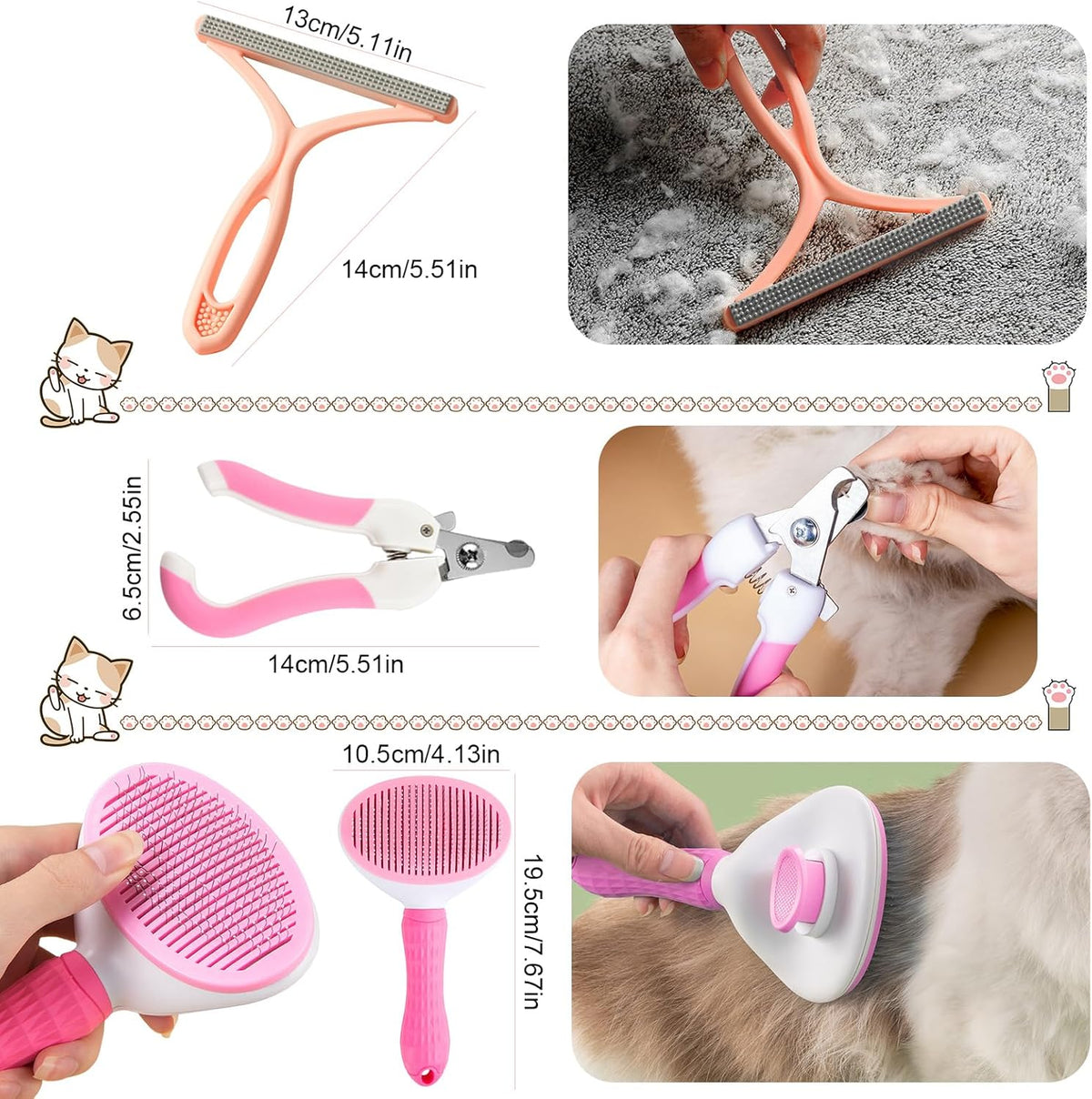Kitten Starter Kit - 37 Pcs of Cat Essentials for Indoor Kittens