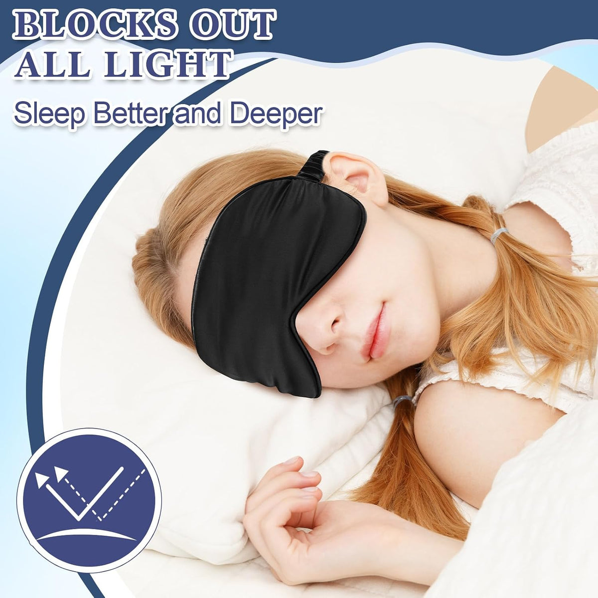 12 Pcs Silk Sleep Masks Soft Satin Eye Masks with Adjustable Elastic Strap for Sleeping Comfortable Blindfold Eyeshade for Men Women Nap Night Travel Gifts(Black, Pink)