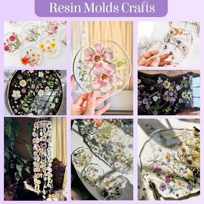 85Pcs Pressed Flowers for Crafts, Pink Purple Dried Flowers for Crafts Real Natural Dried Pressed Flowers Dry Leaves Bulk for Resin, DIY Art, Scrapbook, Jewelry, Card, Candle & Soap Making w/ Tweezer