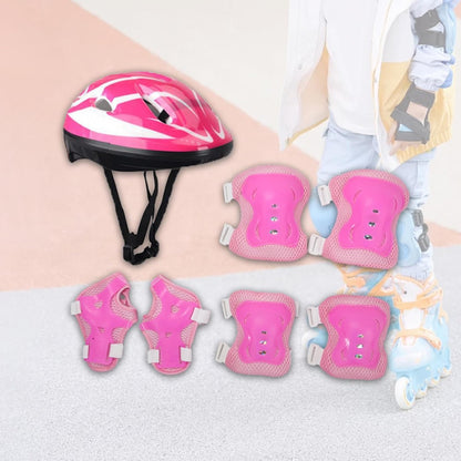 Children's Gear Set for and Skating with Helmet and Pads