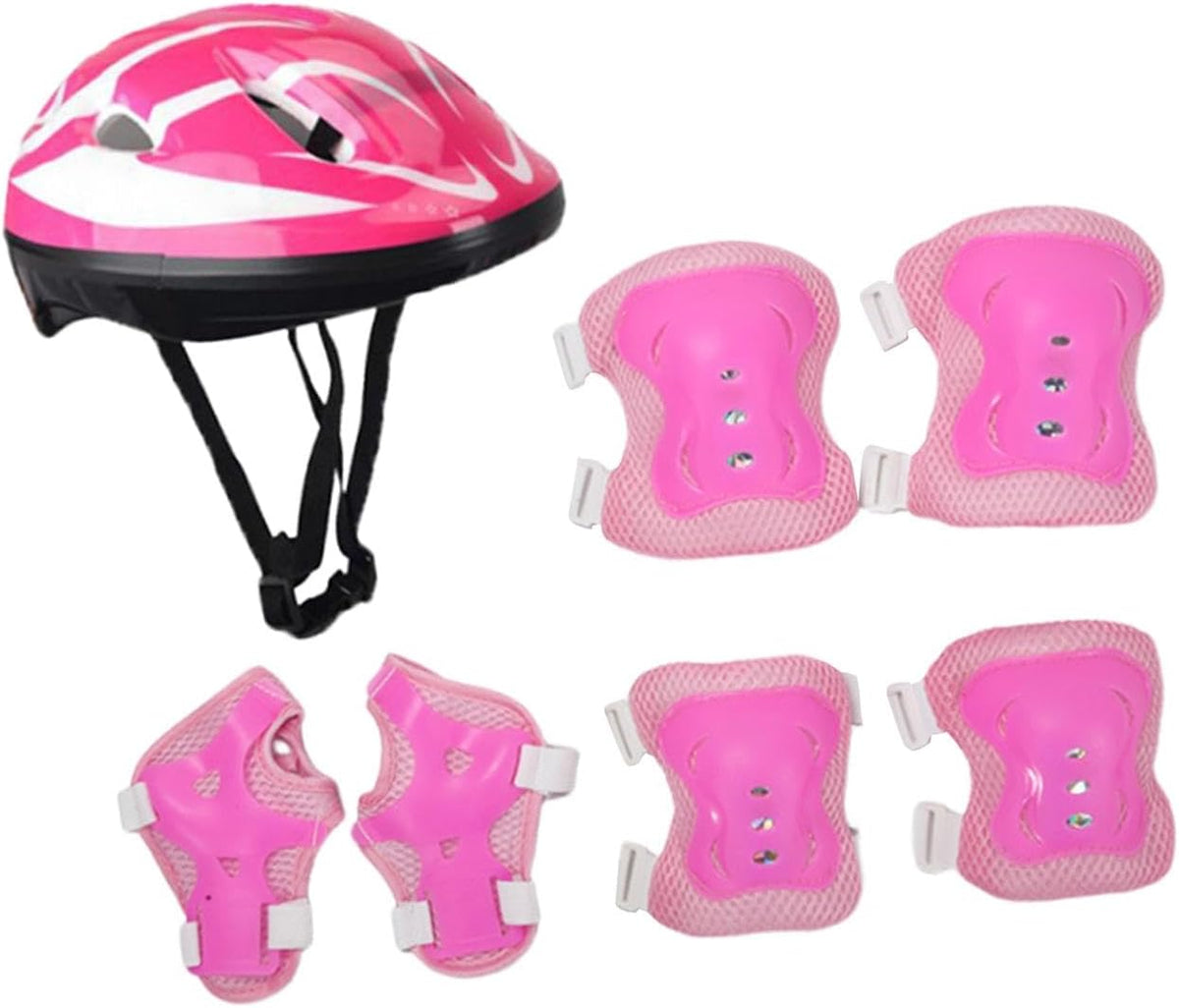 Children's Gear Set for and Skating with Helmet and Pads