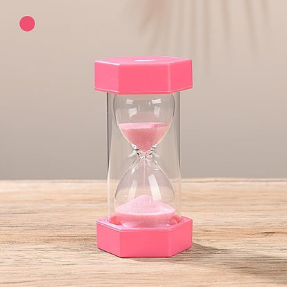 Colorful Sand Timers, Hourglass Sand Timers 20 Minutes Sandglass Timer with Protective Cover for Toothbrush Timer Games Classroom Home Office Cooking(Pink+20Min)…