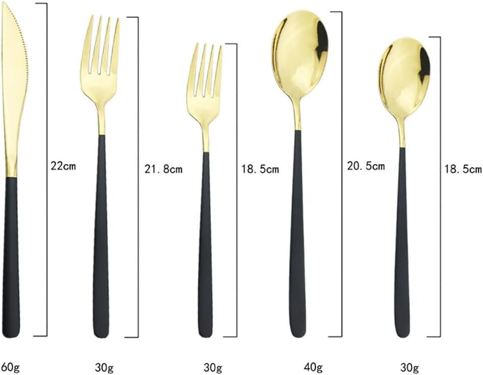 5/20/30/40/50/60 Pieces Dessert Knife, Fork And Spoon Tableware Set Stainless Steel Tableware Dessert Spoon And Fork Tableware(Pink Silver,1Set-5Pcs)