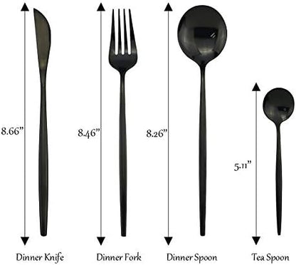 Silver Silverware Set, 24-Piece Stainless Steel Flatware Set Service For 6, Mirror Polished Pink Handle Tableware Cutlery Set Knife Fork And Spoon For Home & Restaurant, Dishwasher Safe