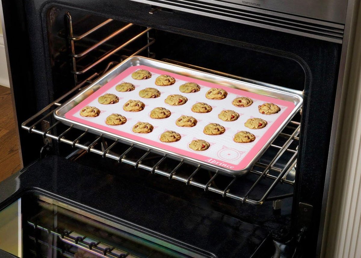 2 Pack of Silicone Baking Mats Silicone Pastry Mat,Non-stick Baking Mat Pink 16.5x11.8x0.09 inch Silicone Mat Silicon Baking Mat Set Baking Mats Silicon Mats for Baking mats non stick silicone