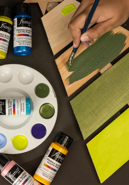 Acrylic Paint Water-Based, Quick-Drying Acrylics for Artists & Crafters, Non-Toxic, Multi-Surface Paint for Wood, Canvas, Paper, Ceramic, Stone, Fabric & DIY Projects Peach 1 U.S fl oz