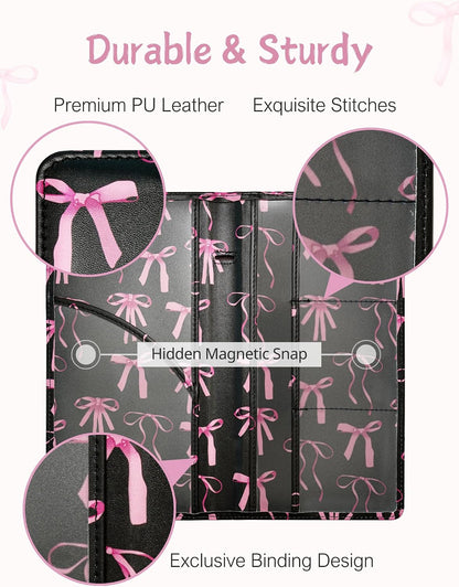 Car Registration and Insurance Holder, Pink Bow