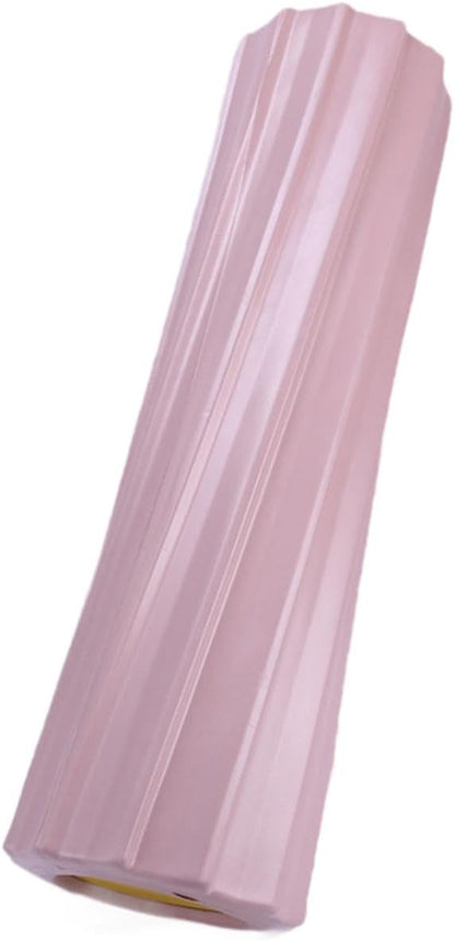 Foam Roller for Legs & Back - 12 Inch (30cm) Lightweight Deep Tissue Massage Roller for Fitness Pilates Home Gym- Pink
