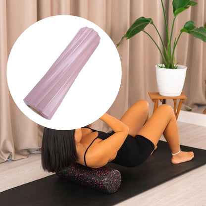 Foam Roller for Legs & Back - 12 Inch (30cm) Lightweight Deep Tissue Massage Roller for Fitness Pilates Home Gym- Pink