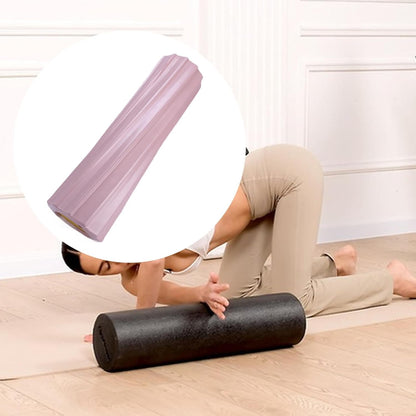 Foam Roller for Legs & Back - 12 Inch (30cm) Lightweight Deep Tissue Massage Roller for Fitness Pilates Home Gym- Pink