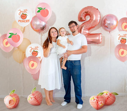 45 Pcs Peach Birthday Party Decorations Peach Balloons for Wedding Birthday Party Supplies