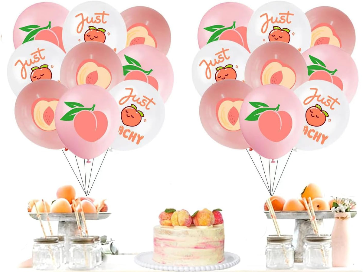 45 Pcs Peach Birthday Party Decorations Peach Balloons for Wedding Birthday Party Supplies