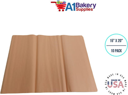 Gift Wrapping Tissue Paper 15X20 10 Pack (Peach)