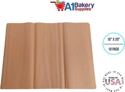 Gift Wrapping Tissue Paper 15X20 10 Pack (Peach)