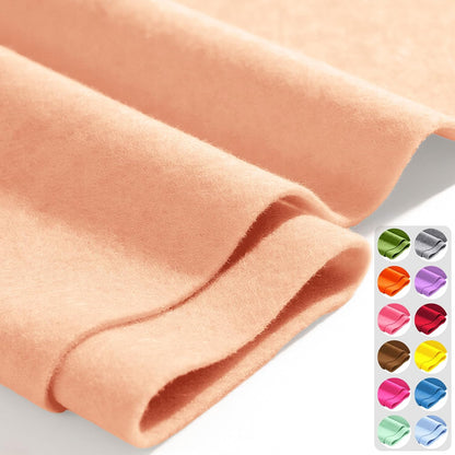Peach 36" X 36" Felt Fabric Sheet - 1.6mm Thickness