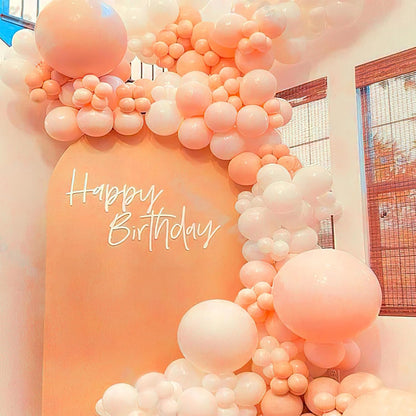 Peach Balloons 50pcs Light Orange Latex Helium Balloons 12 Inch