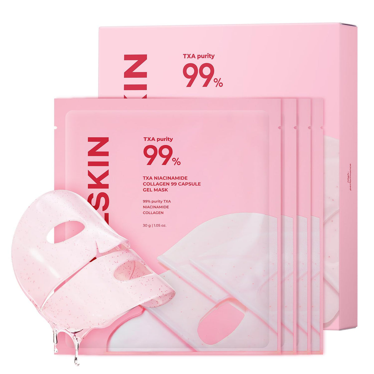 TXA Pink Capsule Gel Mask 4EA