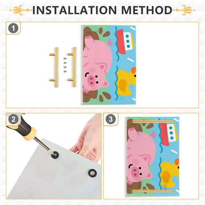 Muddy Pig Peach Decorative Dinner Trays with Handles Trays for Coffee for Jewelry Perfume for Restaurant Serving charolas para mesa de Centro