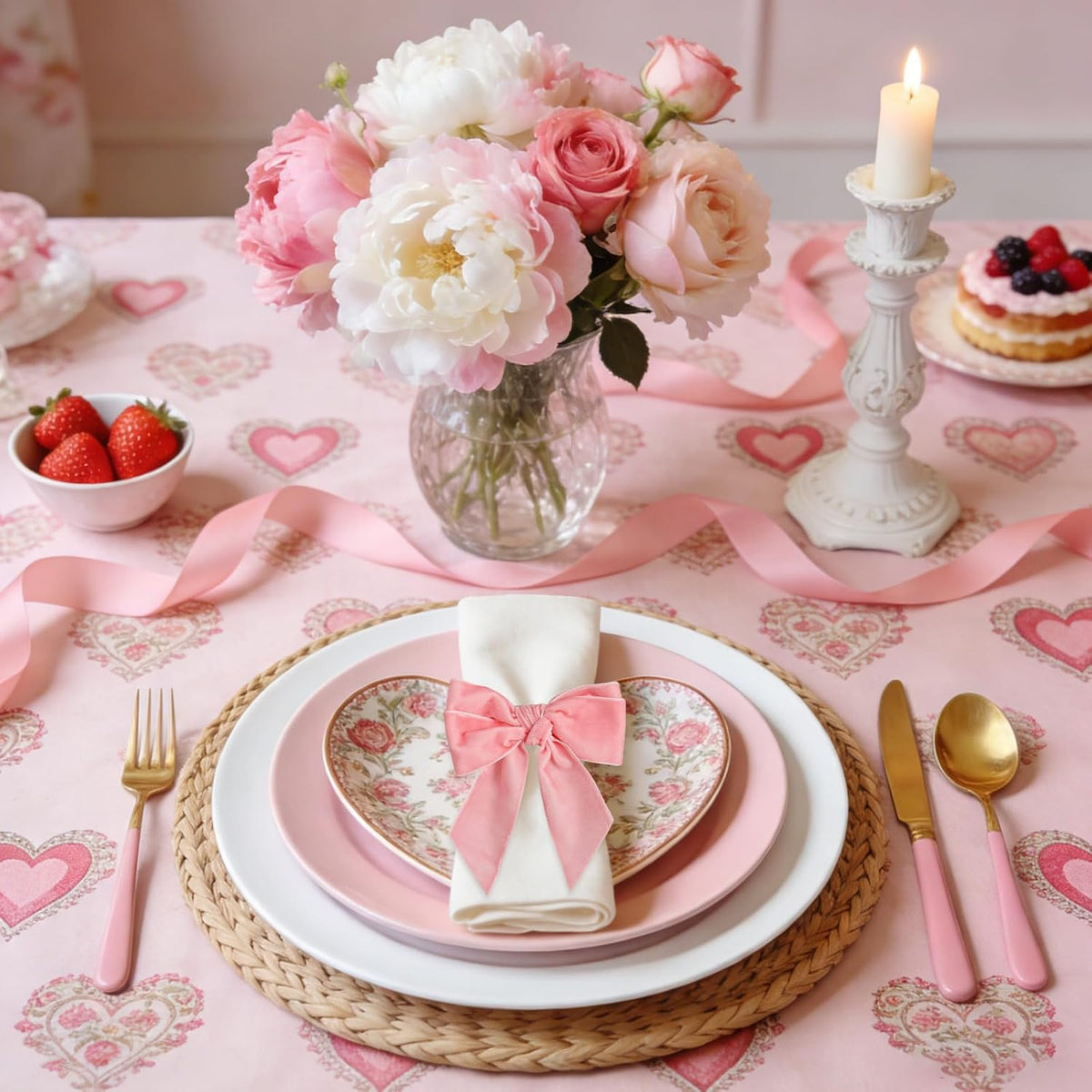 Chic Velvet Bow Napkin Rings Set of 8, Pink Butterfly Napkin Rings Holders for Summer Family Gathering Banquet Party Holiday Home Table Dinning Setting(Pink Bow)