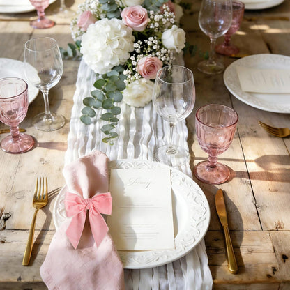 Chic Velvet Bow Napkin Rings Set of 8, Pink Butterfly Napkin Rings Holders for Summer Family Gathering Banquet Party Holiday Home Table Dinning Setting(Pink Bow)