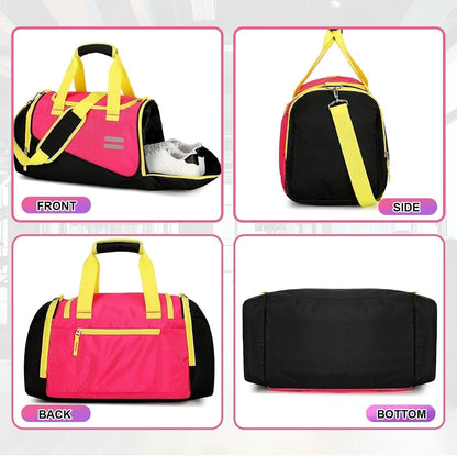 Gym Bag for Men & Women - 30L Duffle Bags with Shoe Compartment