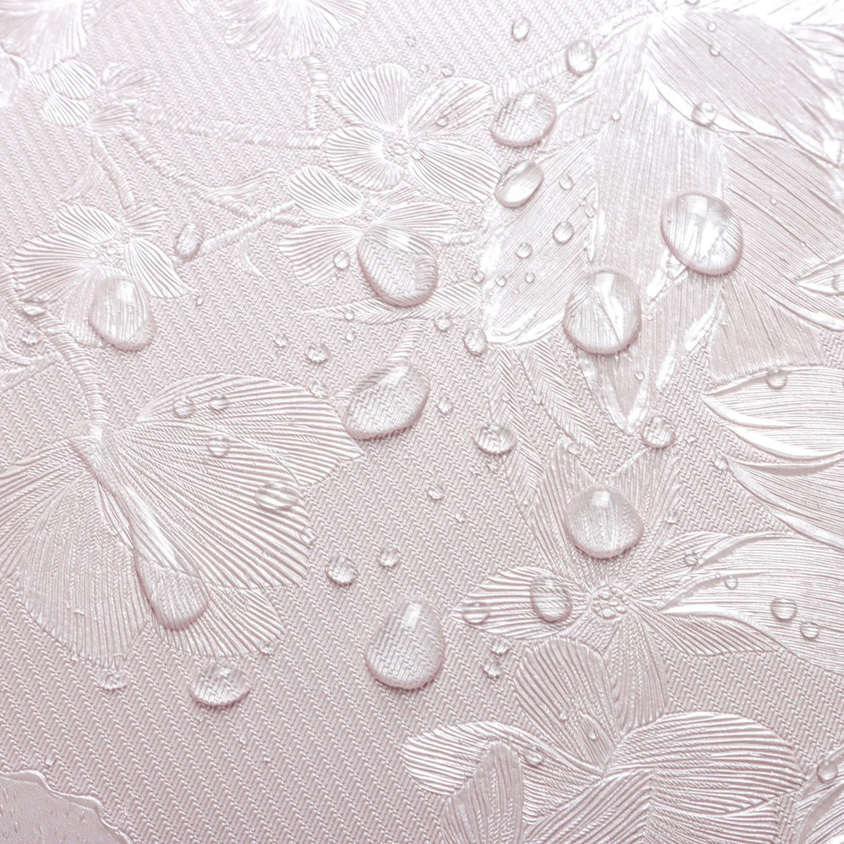 118"x15.7" Pink Wallpaper Embossed Floral Peel and Stick Wallpaper