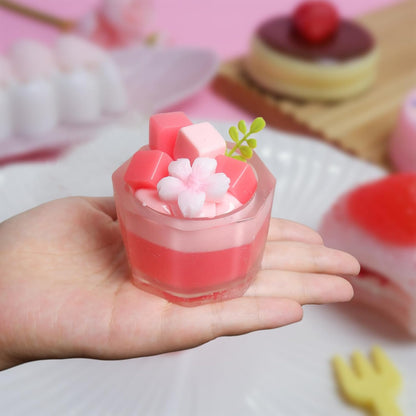 5 Pcs Handmade Taba Squishies Toy, Ultra-Realistic Dessert Cookie Look Sticky Squishy Toys for Stress Relief Squishies Fidget Toys for Party Favors OPP Packaging