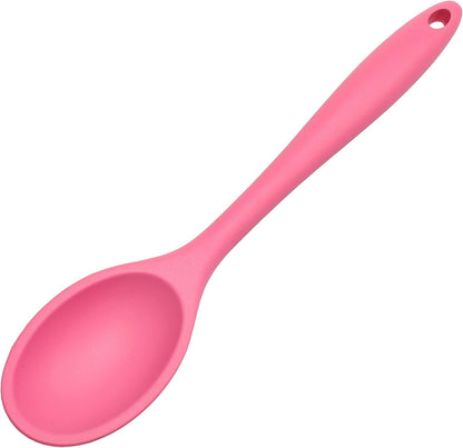Premium Silicone Basting Spoon, 11 inch, Pink