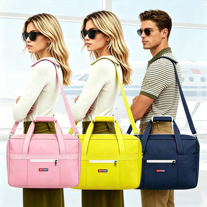 Gym Bag for Women Men, Water-Resistant Duffle Bag for Travel Sports, Lightweight Carry On Bag with Handles and Detachable Shoulder Strap