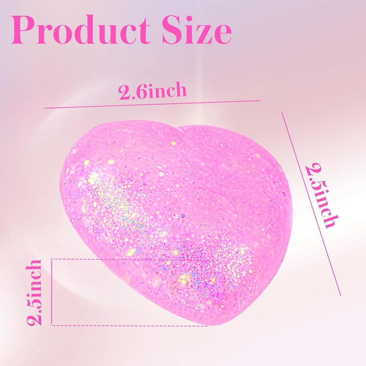 Heart Stress Balls Squishy Balls for Adults, Figurines Sensory Fidget Ball