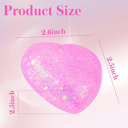 Heart Stress Balls Squishy Balls for Adults, Figurines Sensory Fidget Ball