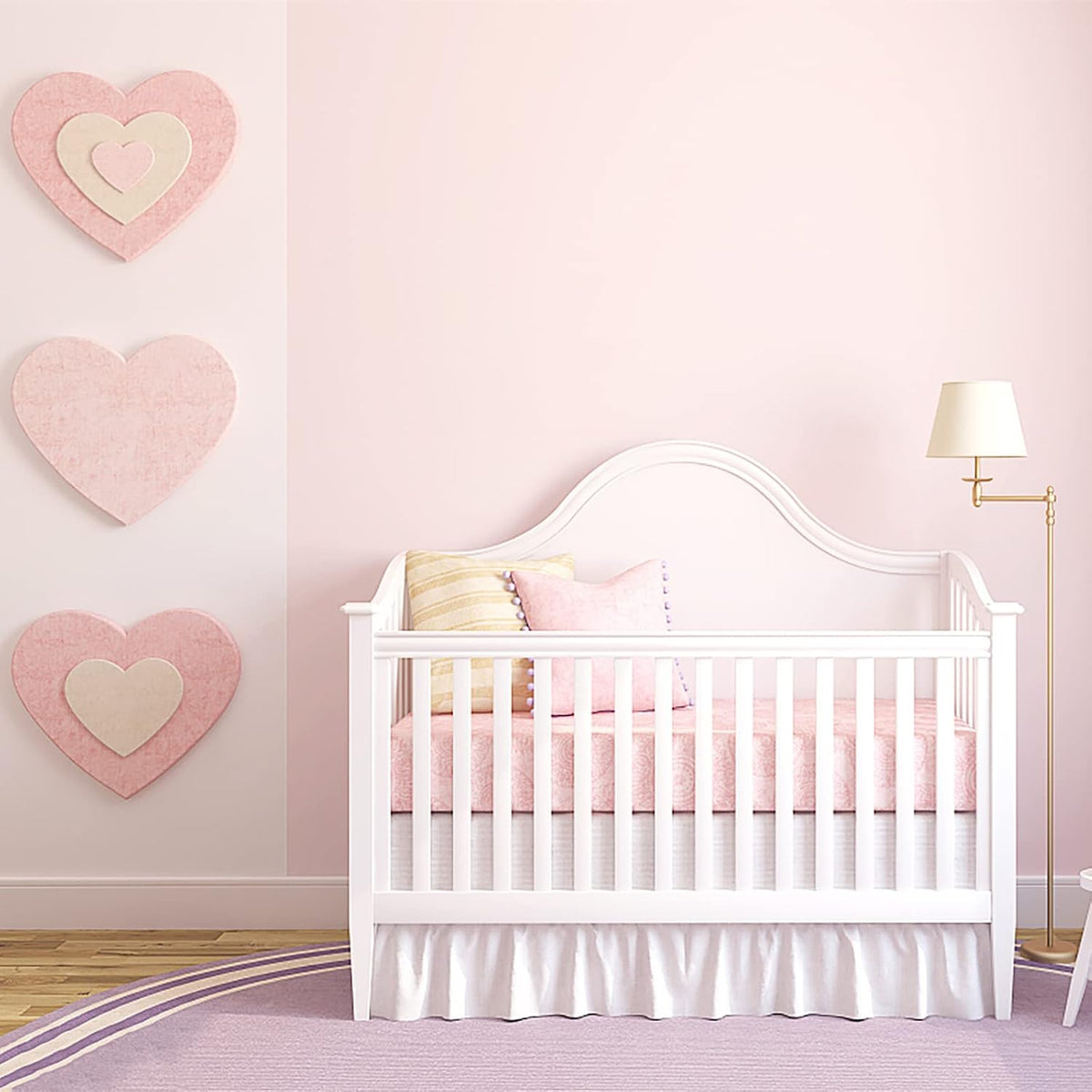 Solid Light Pink Wallpaper 394"X15.7" Matte Textured Contact Wallpaper Peel and Stick Modern Self Adhesive Removable Wallpaper Waterproof Paper for Living Room Bedroom Decor